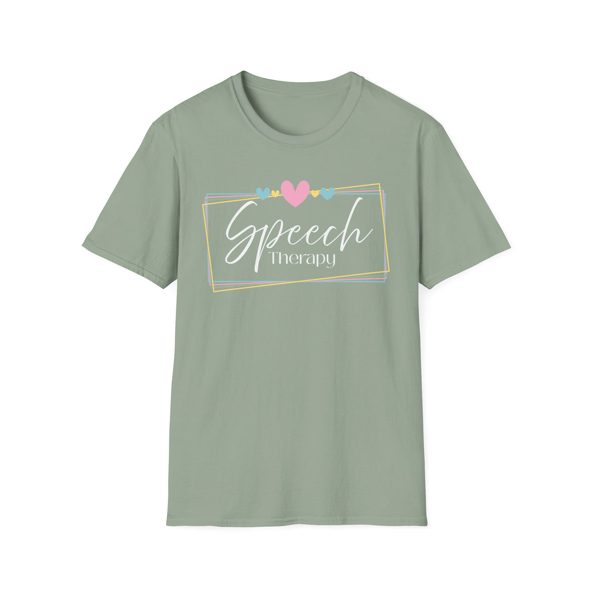 Speech Therapy Heart Frame T-Shirt 2
