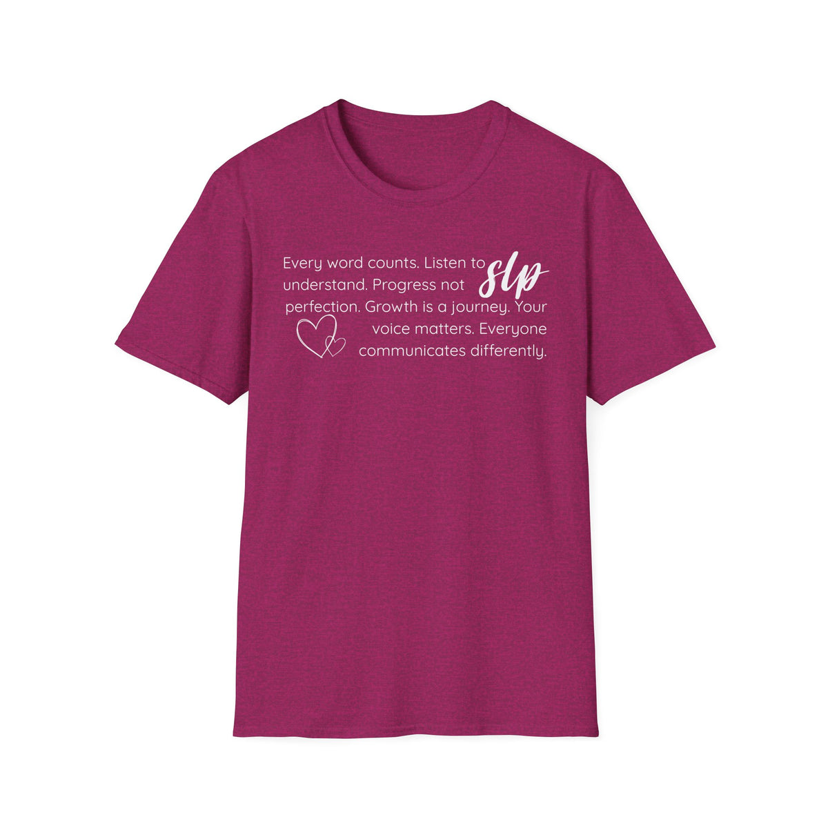 SLP t-shirt Growth.Progress.Communication.2