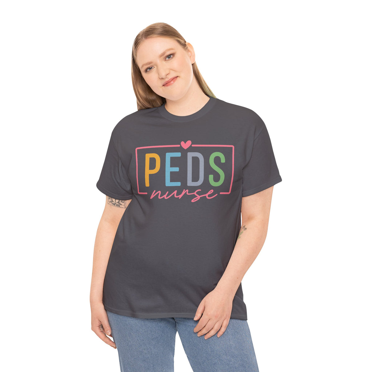 Peds Nurse T-Shirt — Colorful