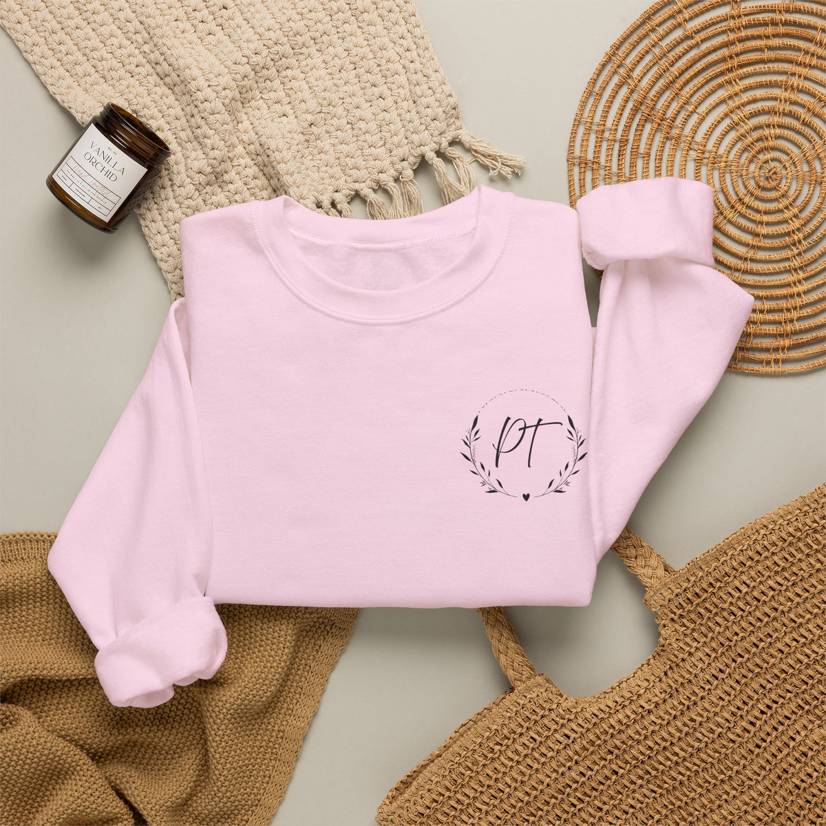 PT Left chest crewneck