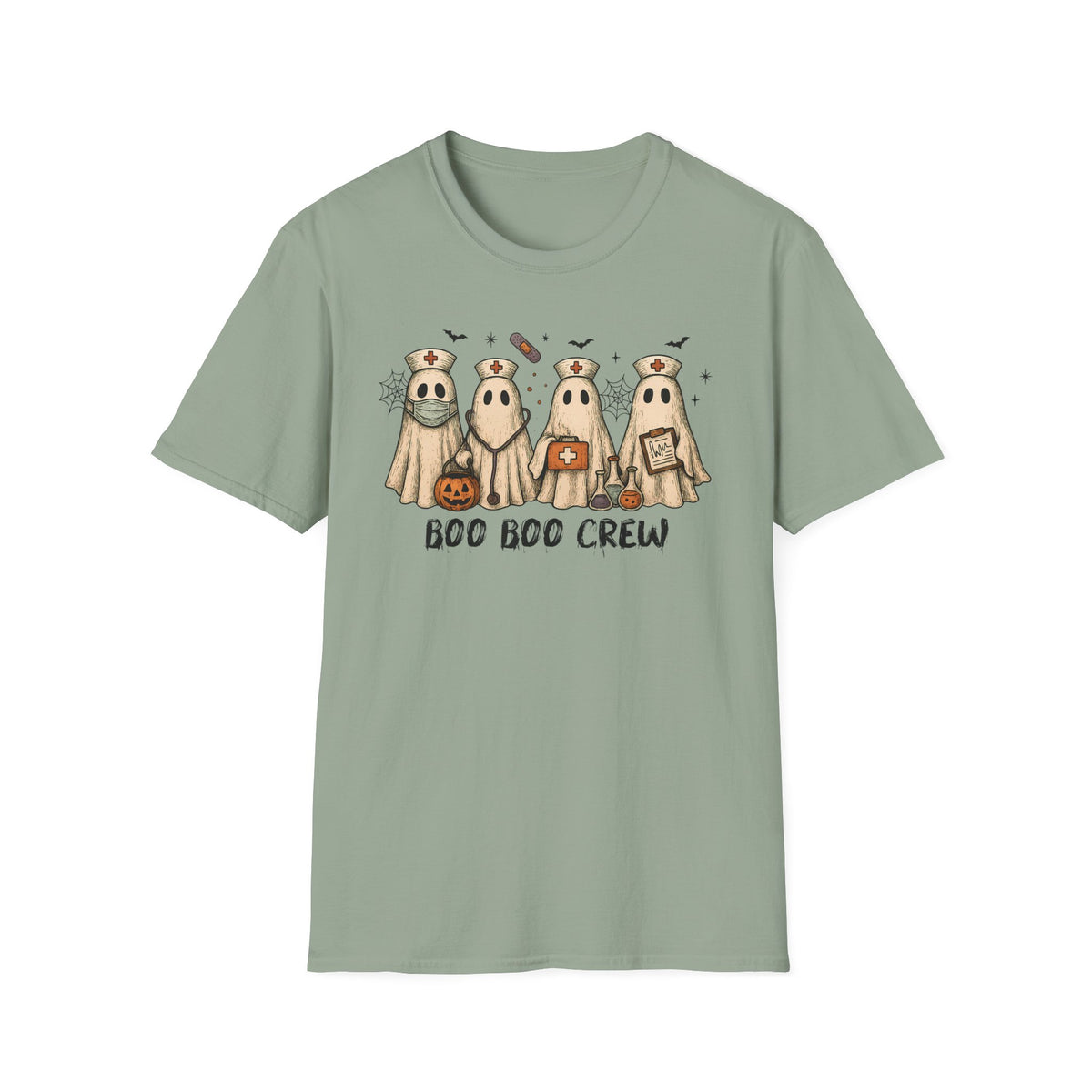 Nurse Boo Boo Crew Halloween T‑Shirt