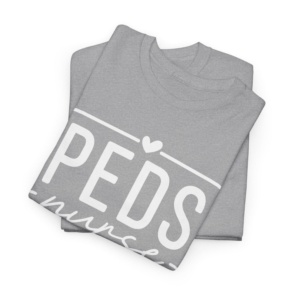 Peds Nurse T-Shirt with Heart Logo