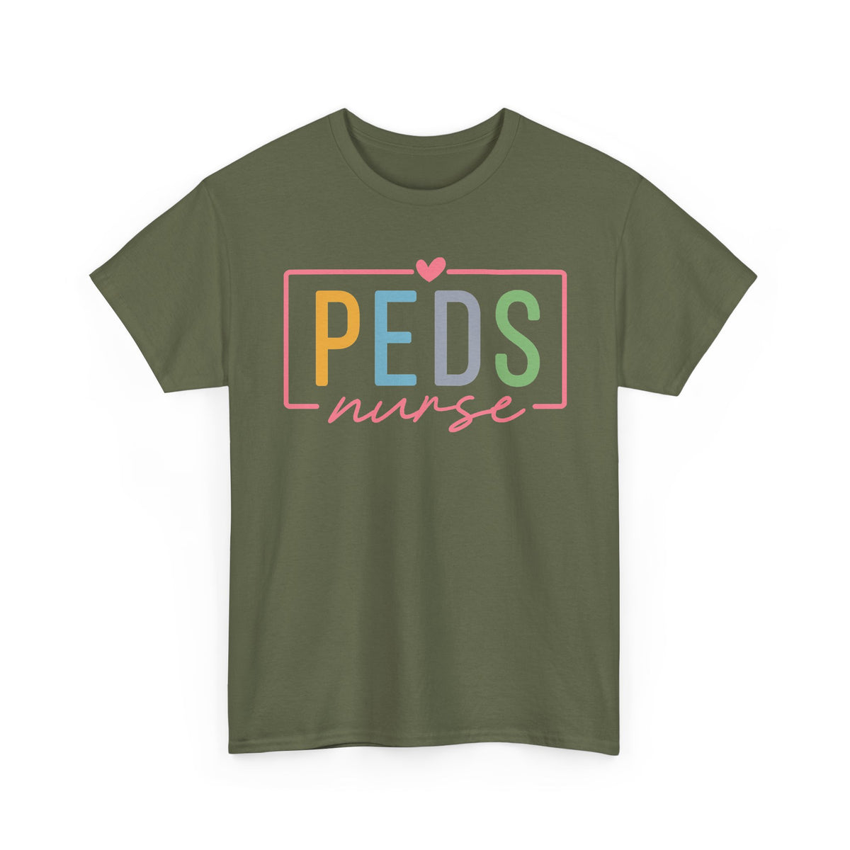 Peds Nurse T-Shirt — Colorful