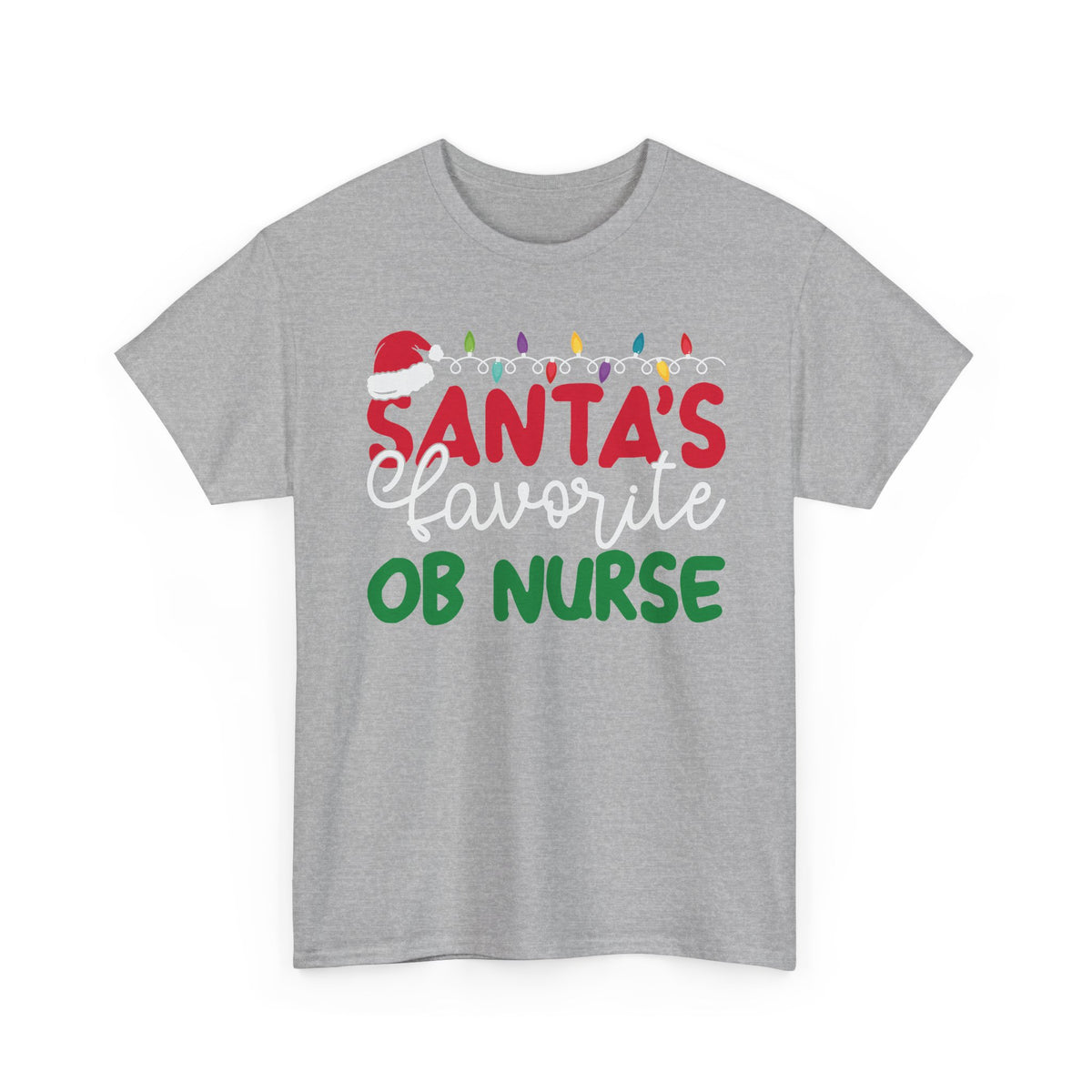 Santa’s Favorite OB Nurse Christmas Tee