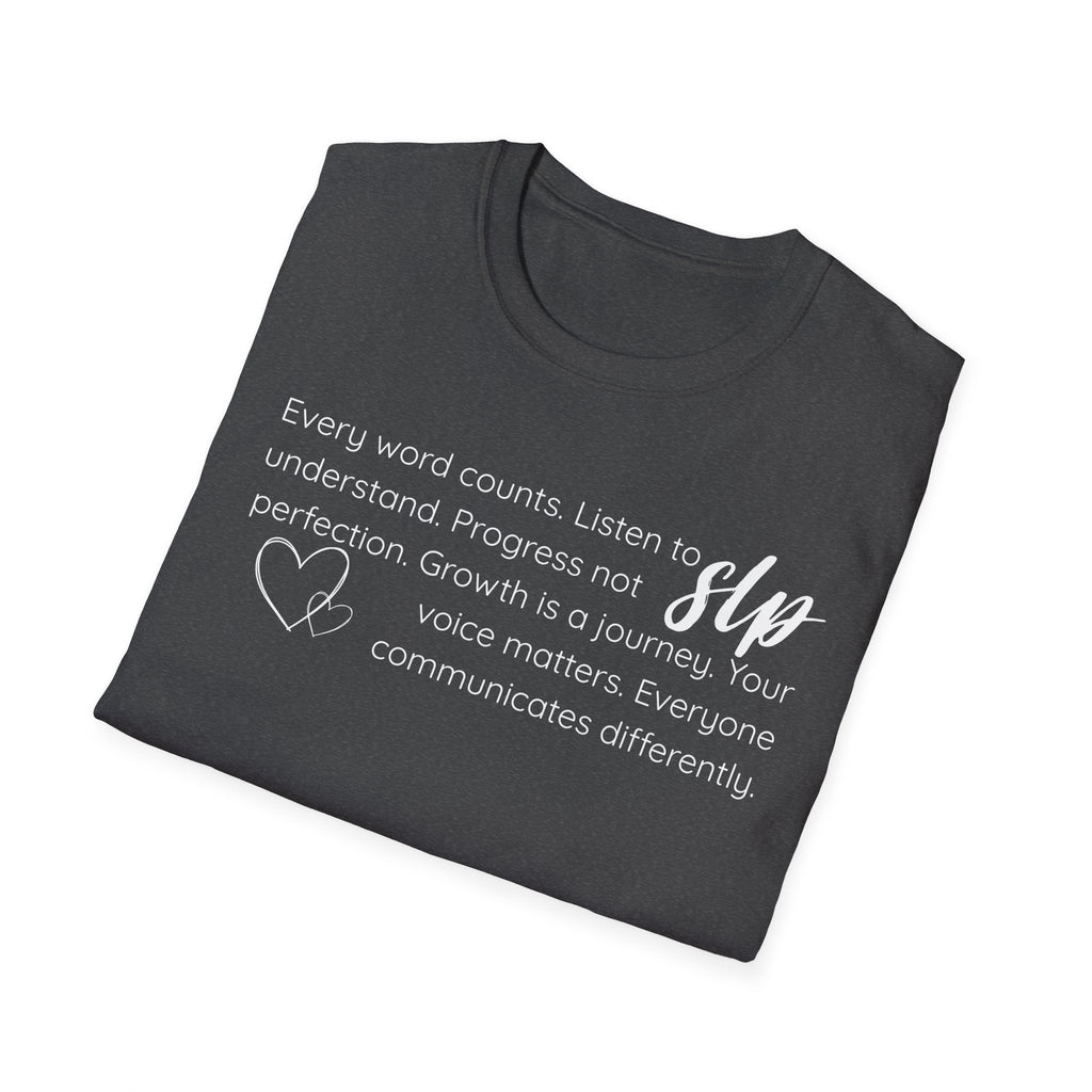 SLP t-shirt Growth.Progress.Communication.2