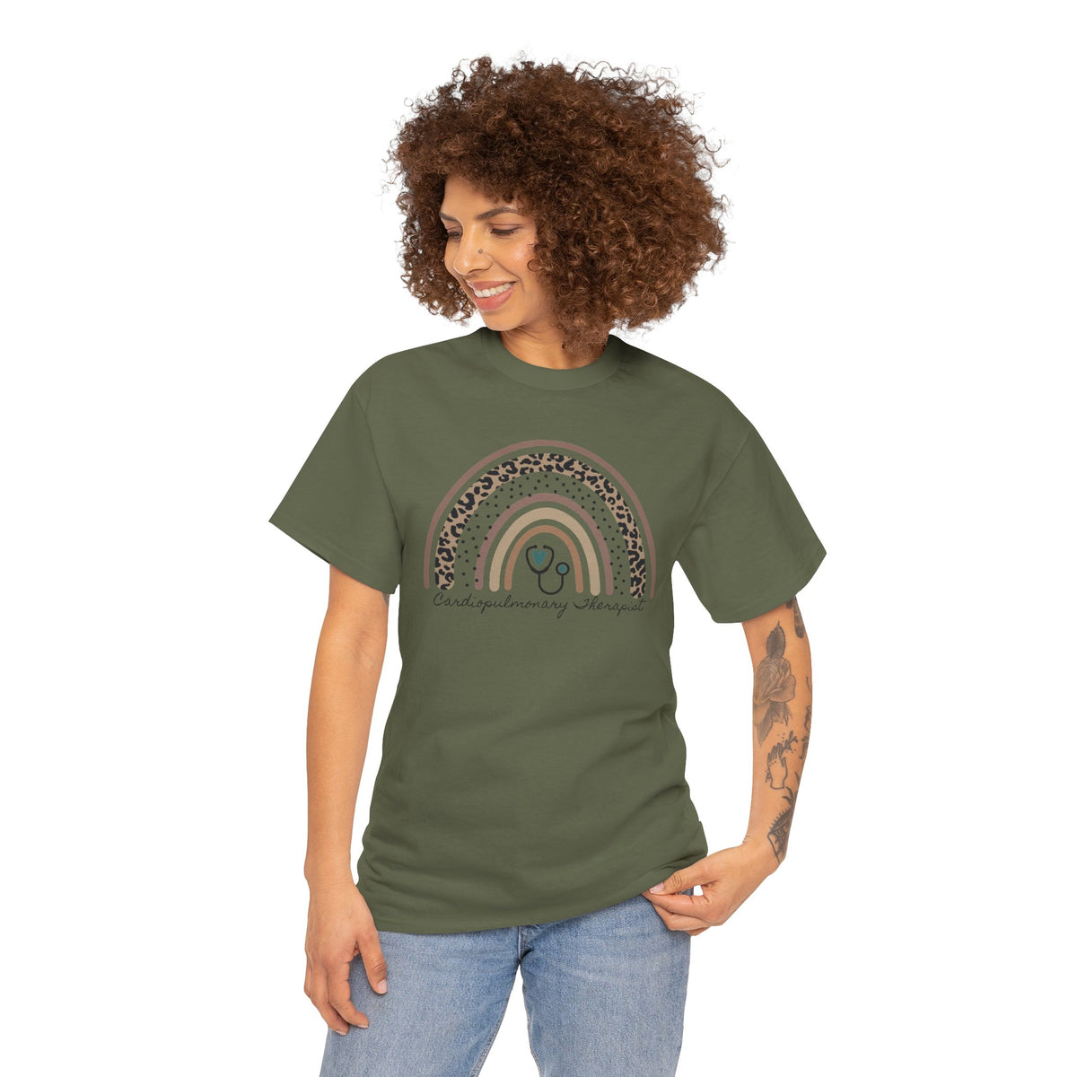 Cardiopulmonary Therapist Rainbow Tshirt