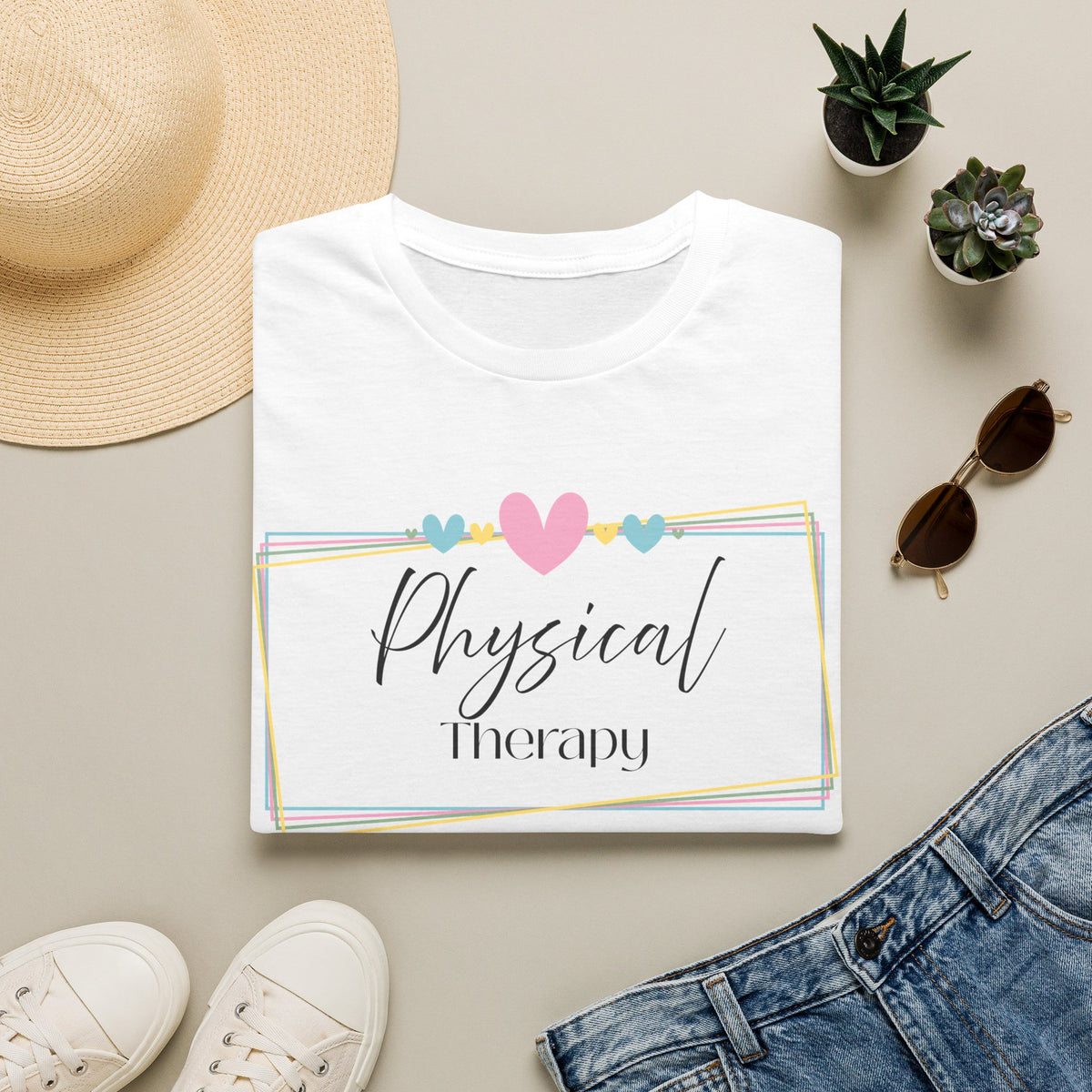 Physical Therapy Heart frame shirt 1