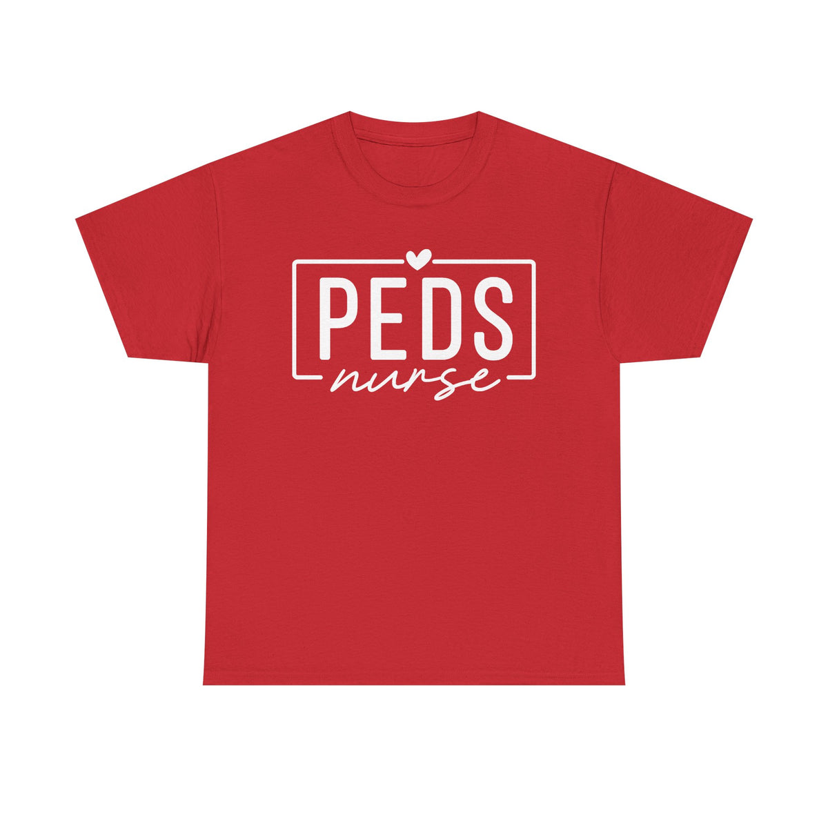 Peds Nurse T-Shirt with Heart Logo