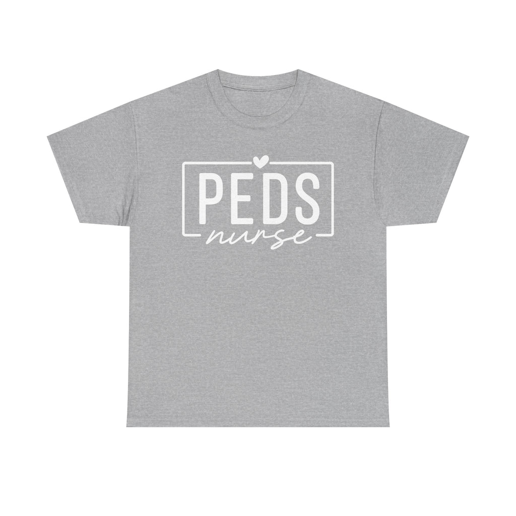 Peds Nurse T-Shirt with Heart Logo