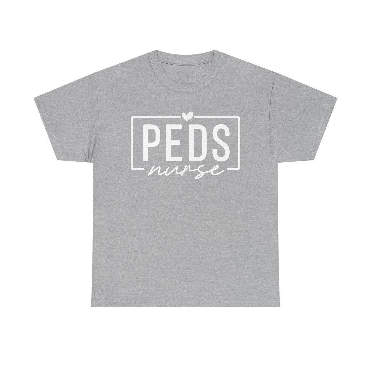 Peds Nurse T-Shirt with Heart Logo