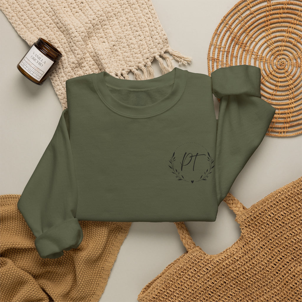 PT Left chest crewneck