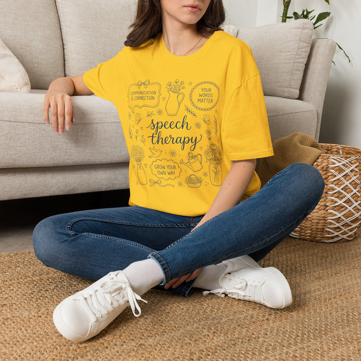 ST Floral desing t-shirt
