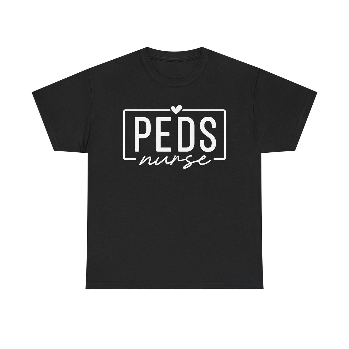 Peds Nurse T-Shirt with Heart Logo