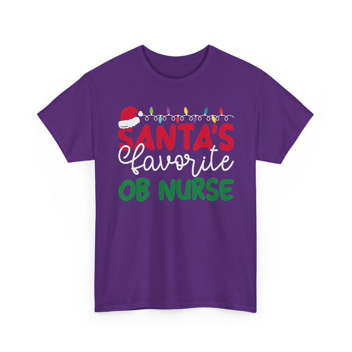 Santa’s Favorite OB Nurse Christmas Tee