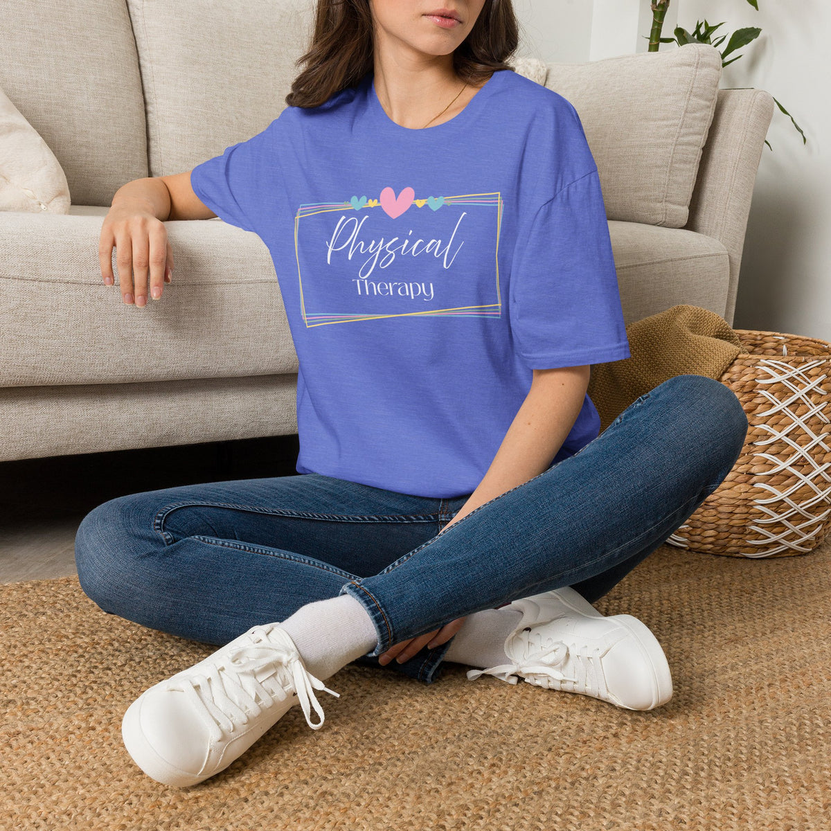 Physical Therapy Heart Frame T-Shirt