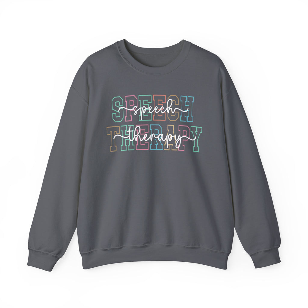 ST Colorful outline crewneck sweatshirt
