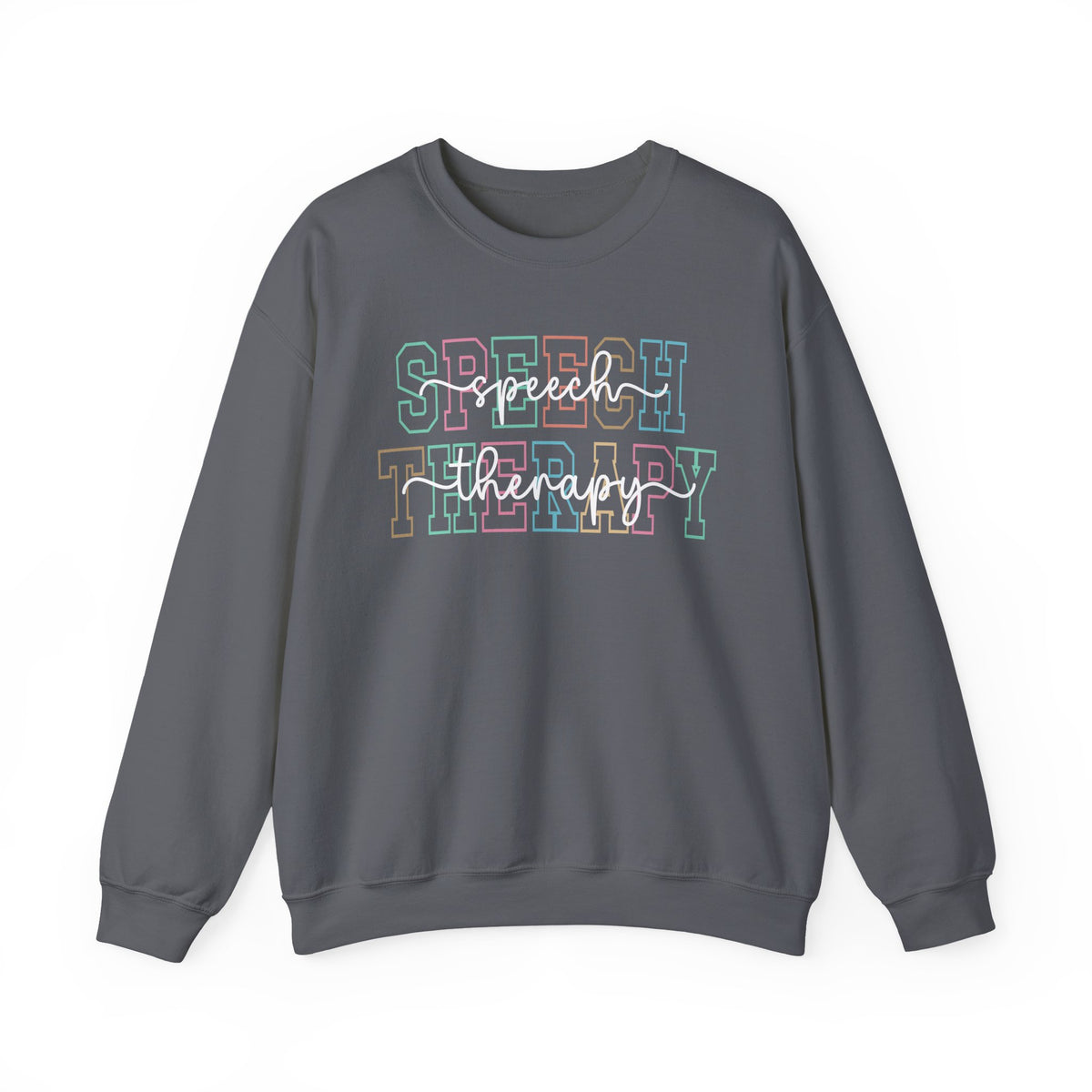 ST Colorful outline crewneck sweatshirt