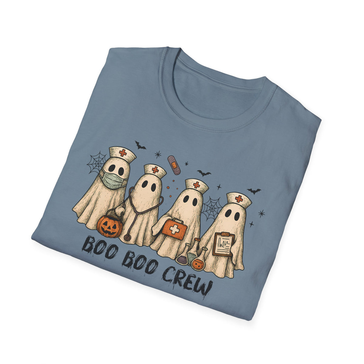 Nurse Boo Boo Crew Halloween T‑Shirt