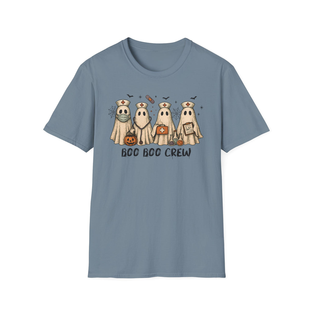 Nurse Boo Boo Crew Halloween T‑Shirt