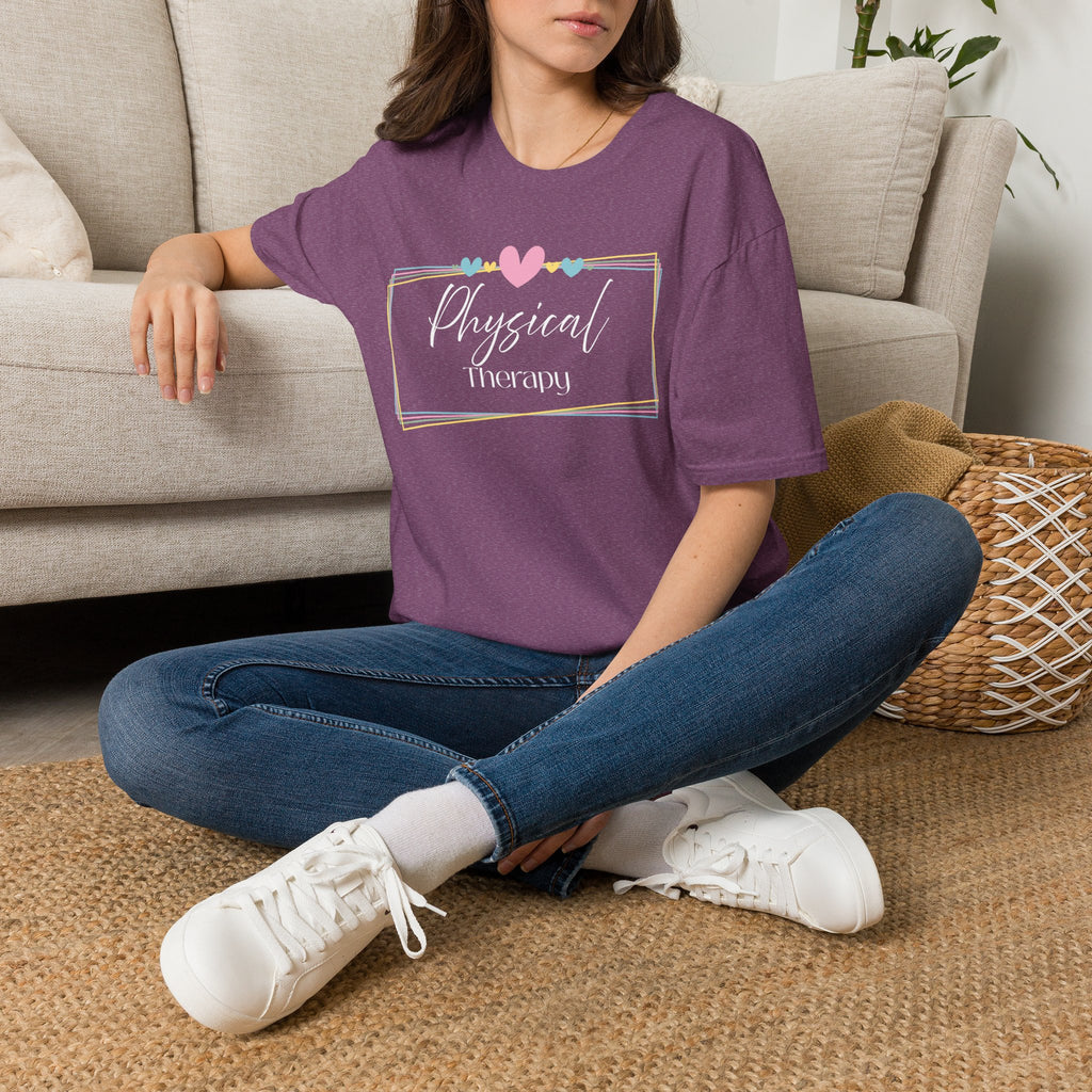 Physical Therapy Heart Frame T-Shirt
