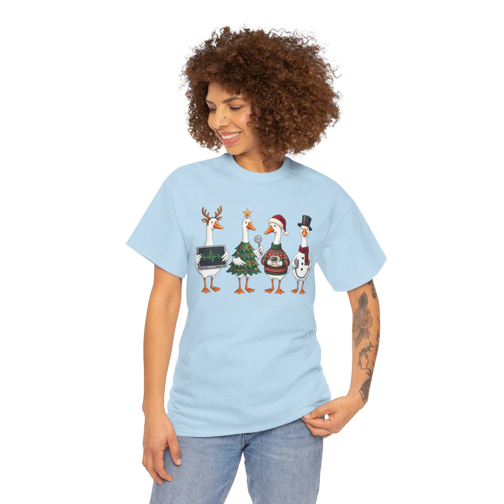 Healthcare Holiday Duck Carolers T-Shirt