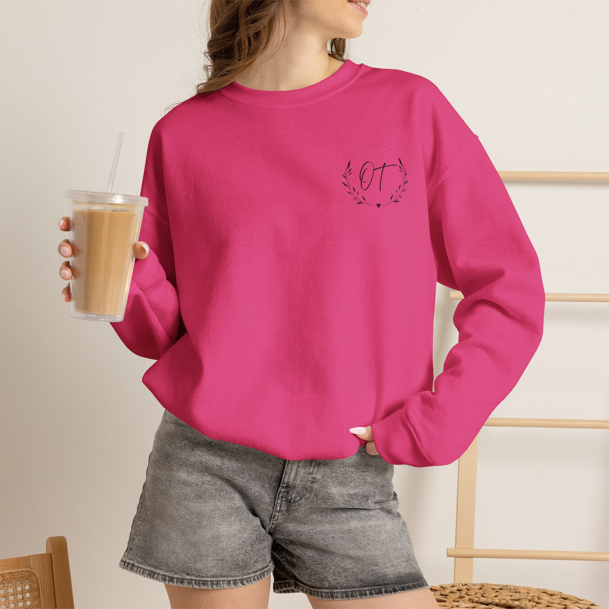 OT Crewneck left chest logo