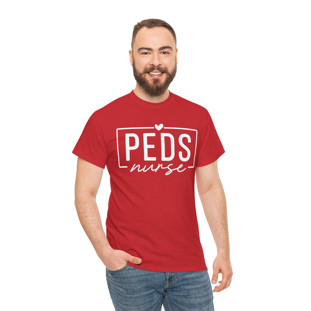Peds Nurse T-Shirt with Heart Logo