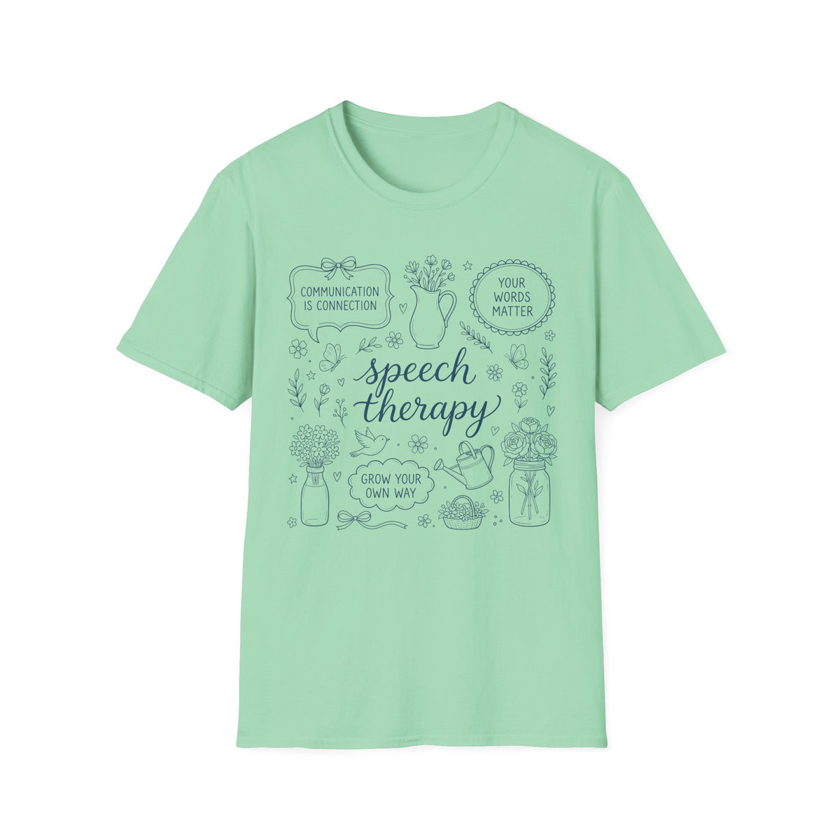 ST Floral desing t-shirt