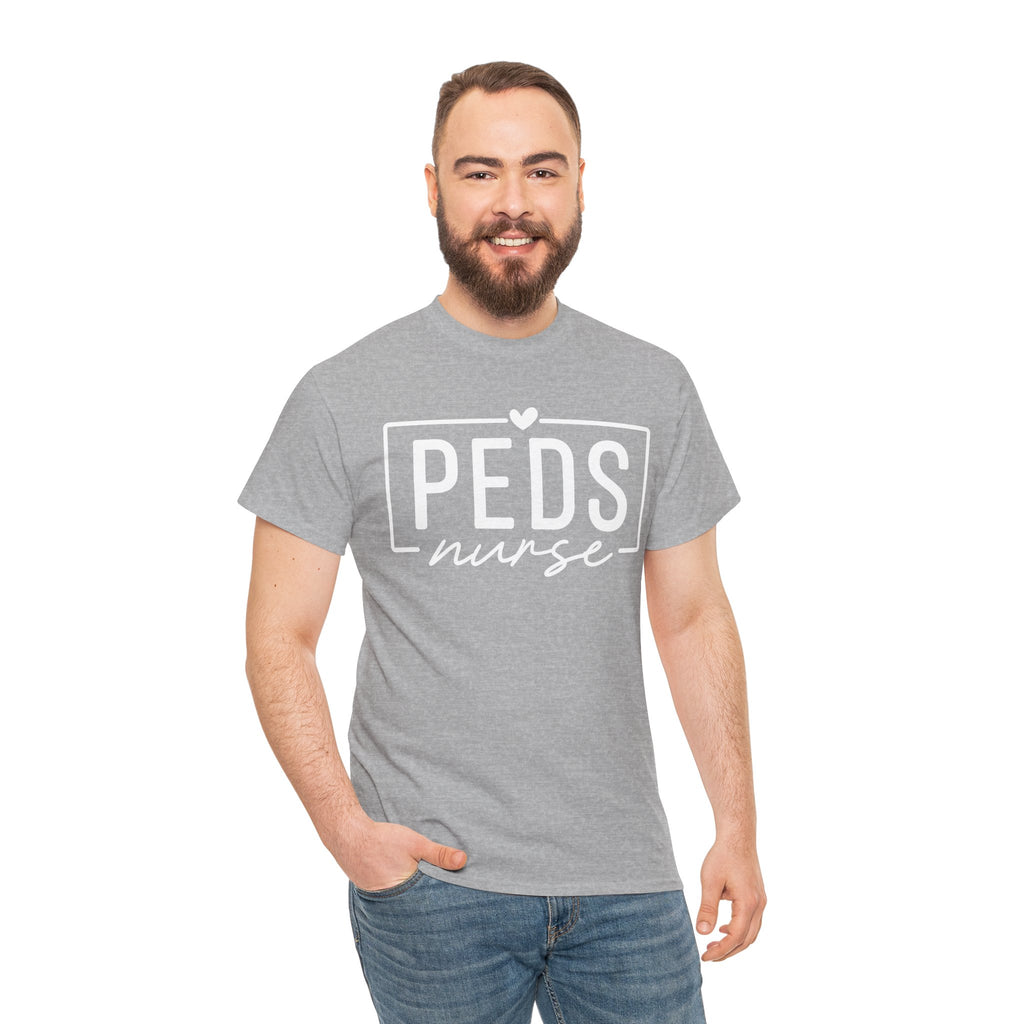 Peds Nurse T-Shirt with Heart Logo