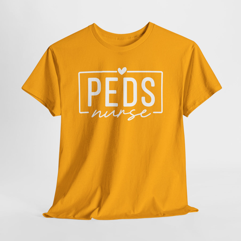 Peds Nurse T-Shirt with Heart Logo