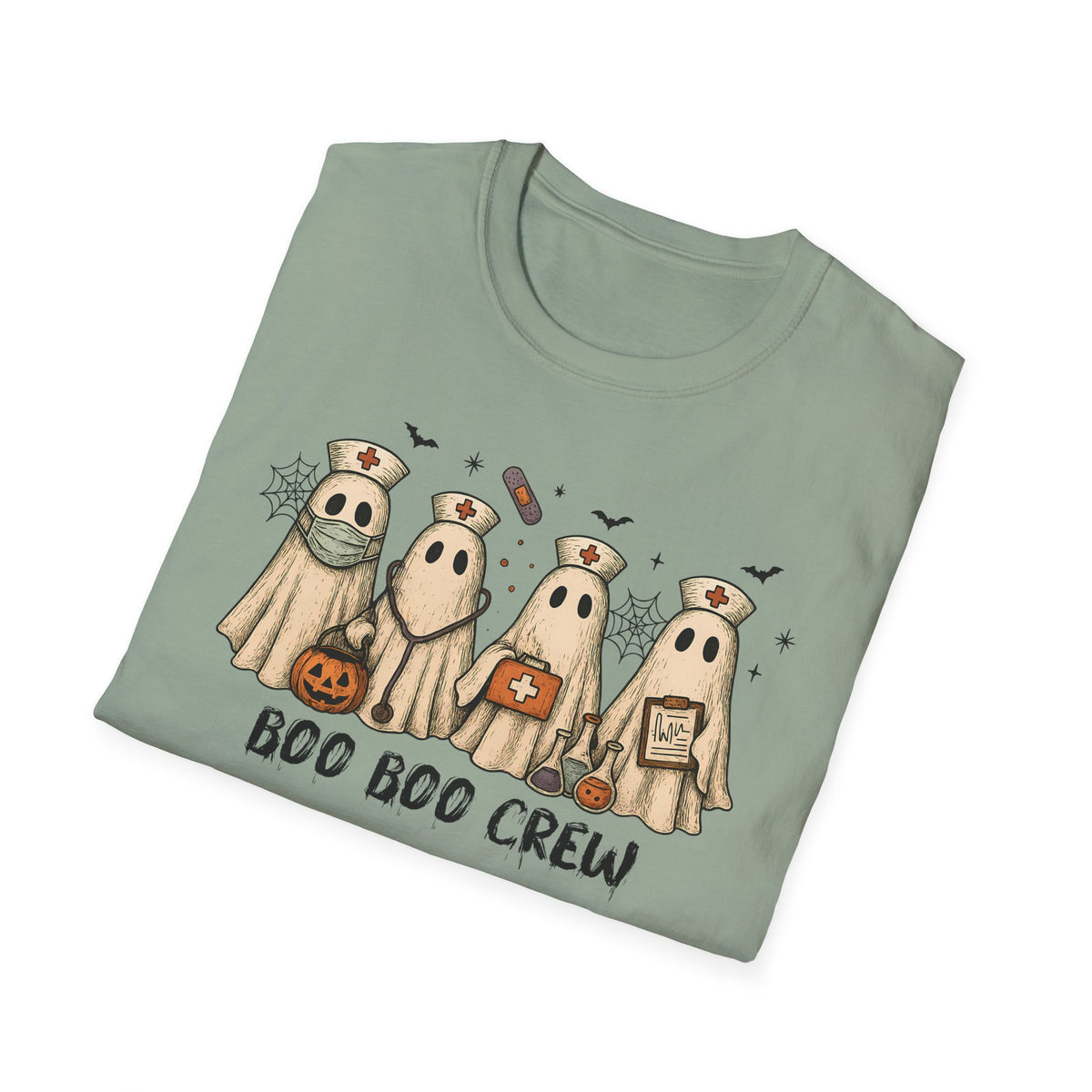 Nurse Boo Boo Crew Halloween T‑Shirt
