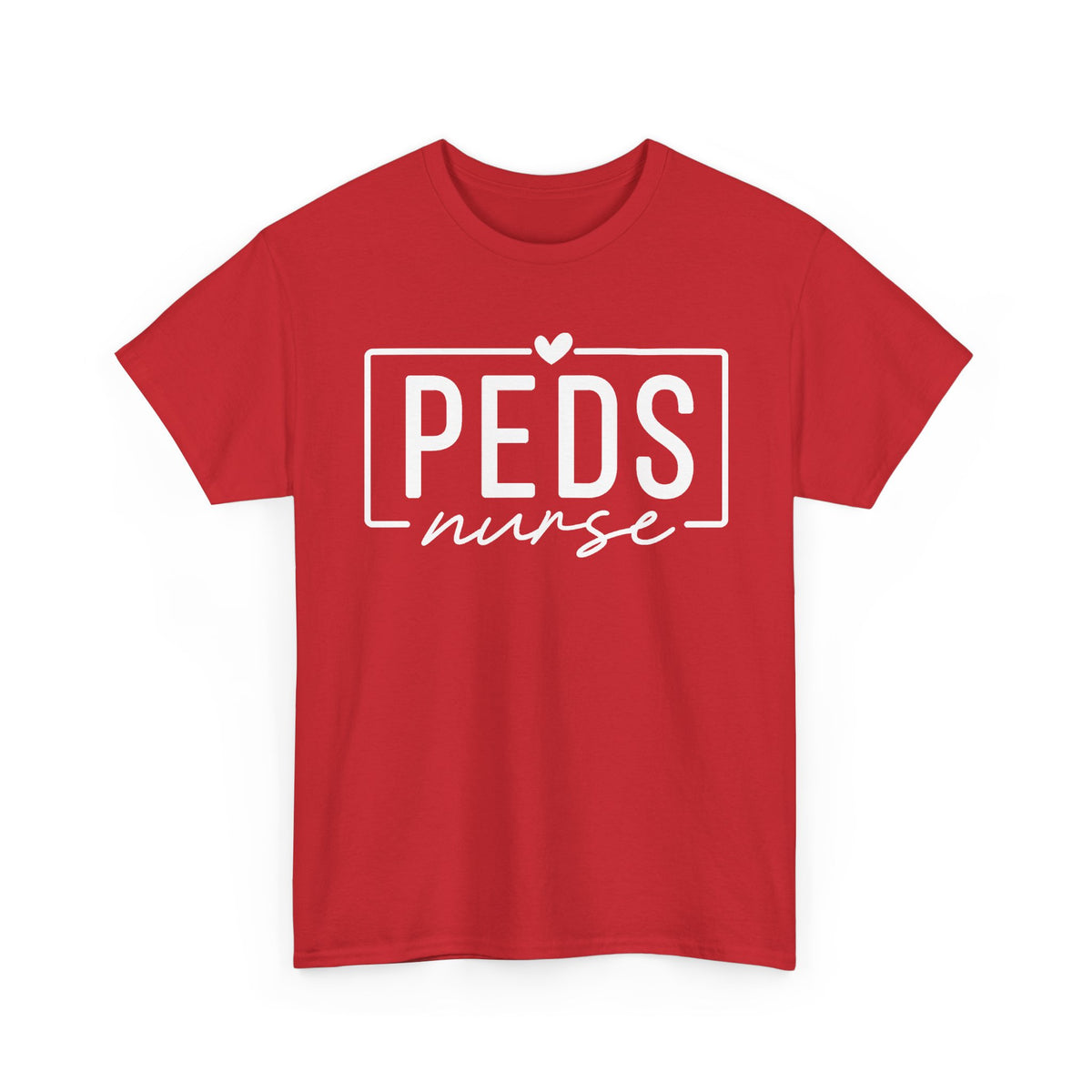Peds Nurse T-Shirt with Heart Logo