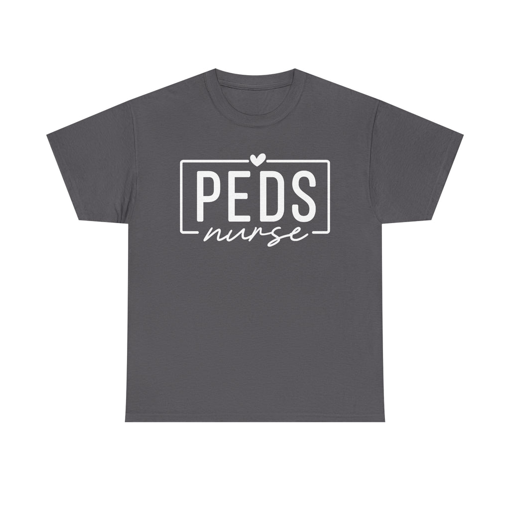 Peds Nurse T-Shirt with Heart Logo