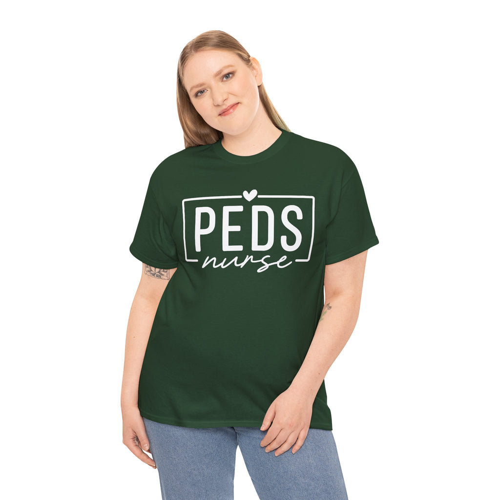 Peds Nurse T-Shirt with Heart Logo