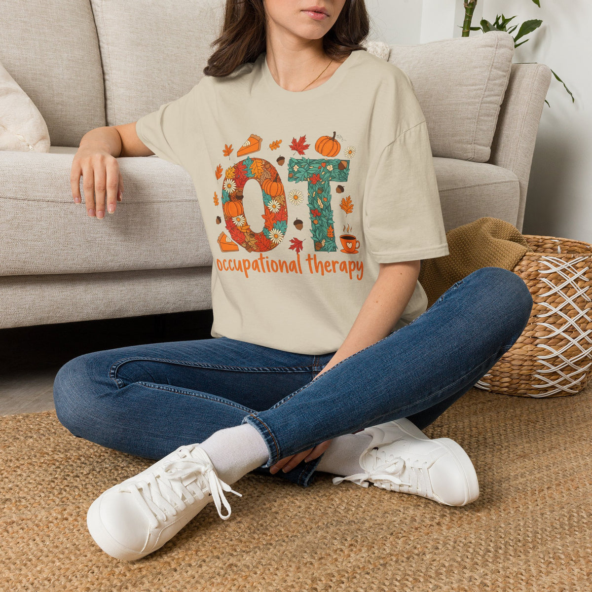 OT Fall pumpkin & pie t-shirt