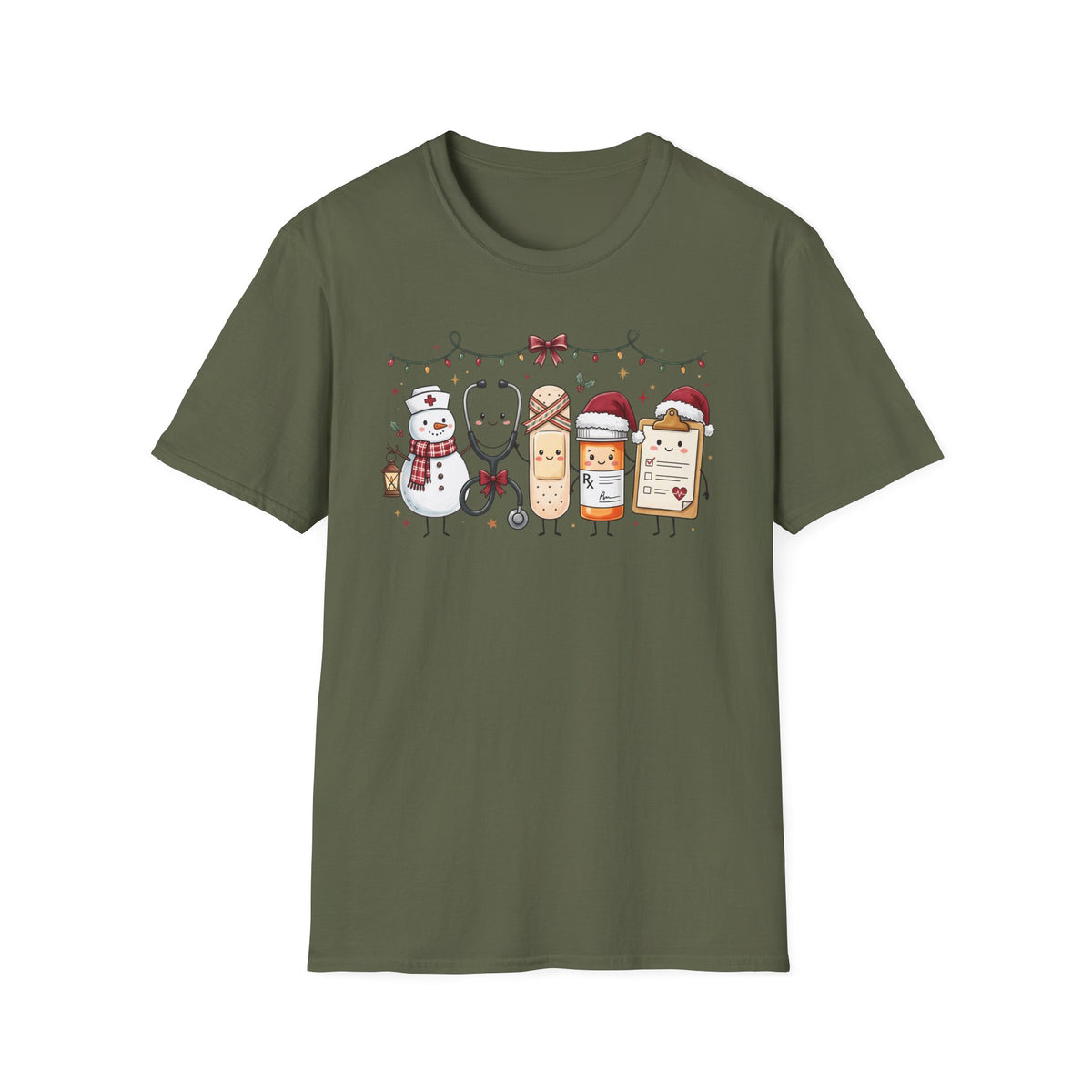 Nurse Christmas Hot Cocoa & Snacks T-Shirt