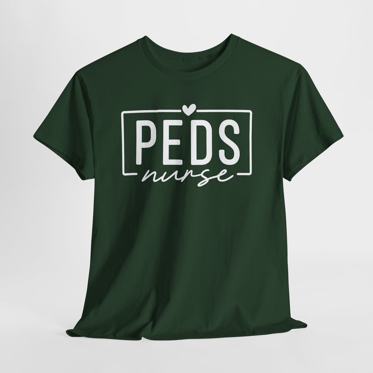 Peds Nurse T-Shirt with Heart Logo