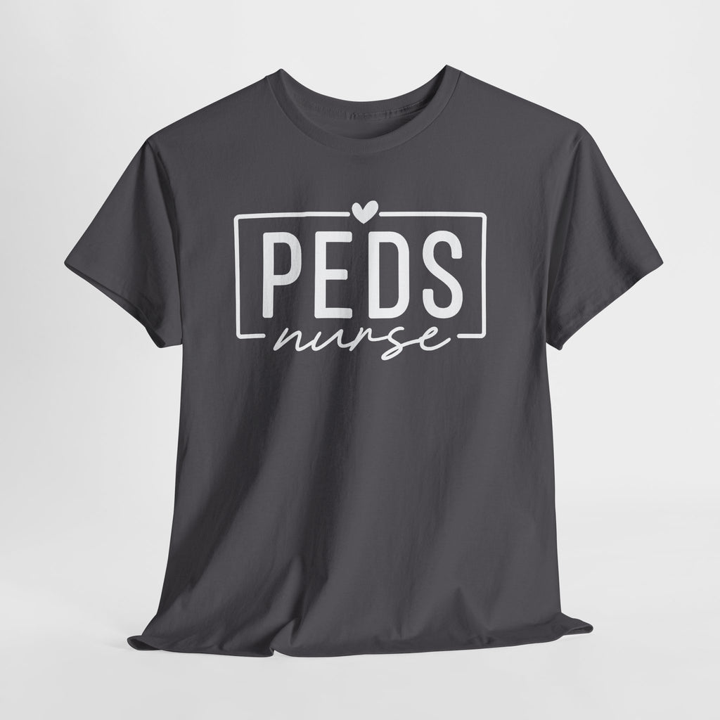Peds Nurse T-Shirt with Heart Logo