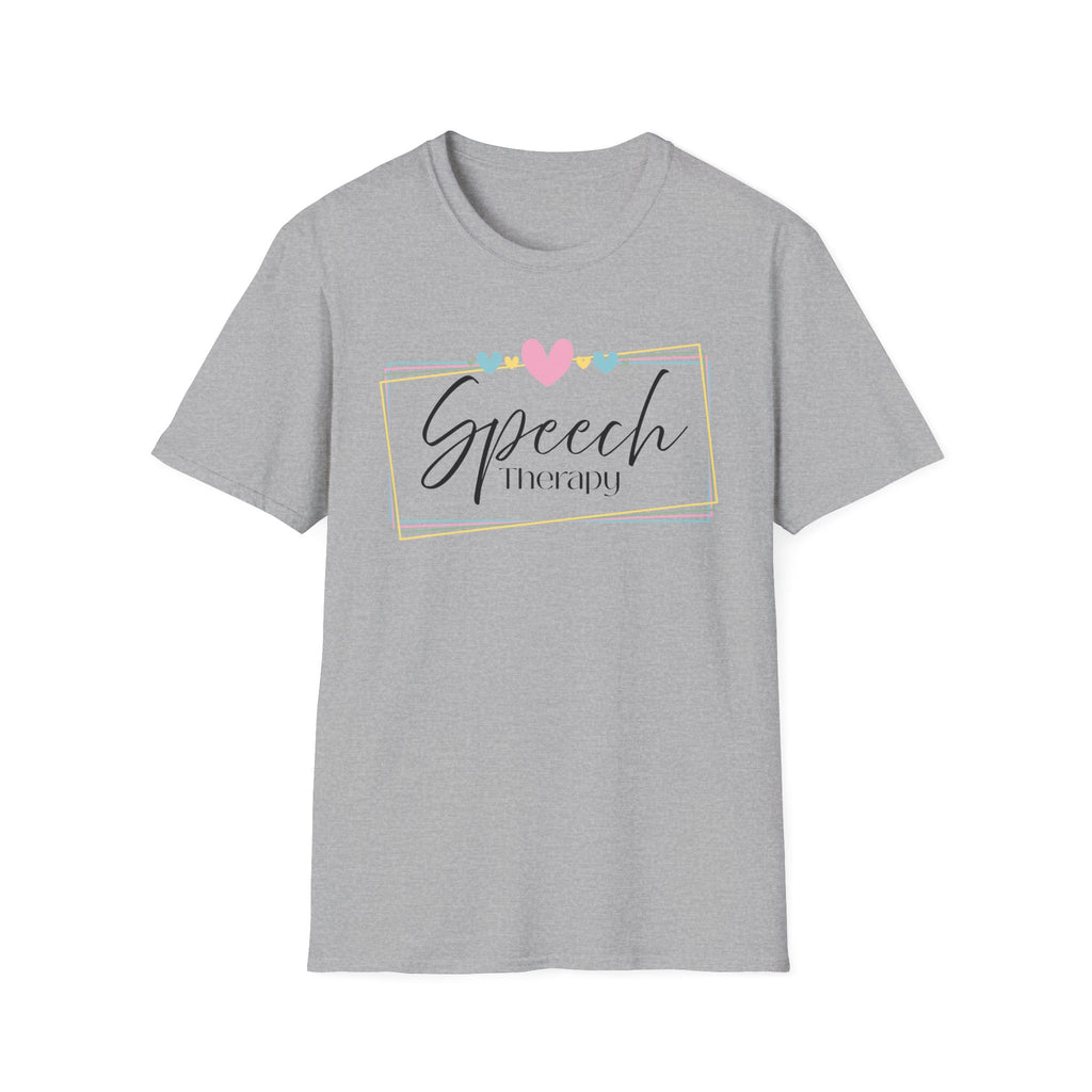 Speech Therapy Heart Frame T-Shirt