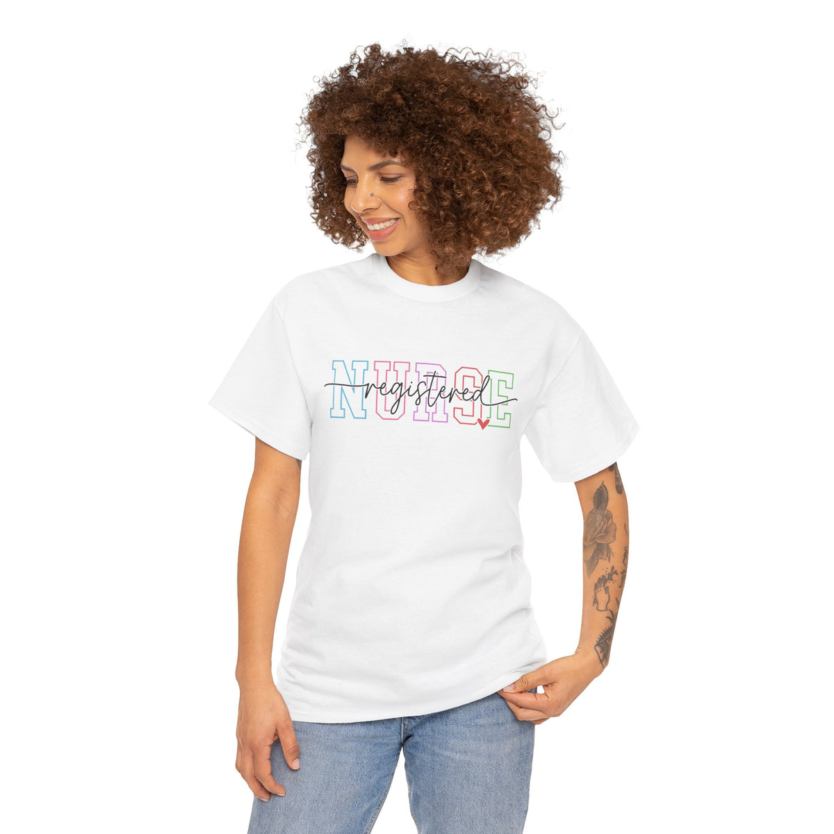 RN Neon black font shirt