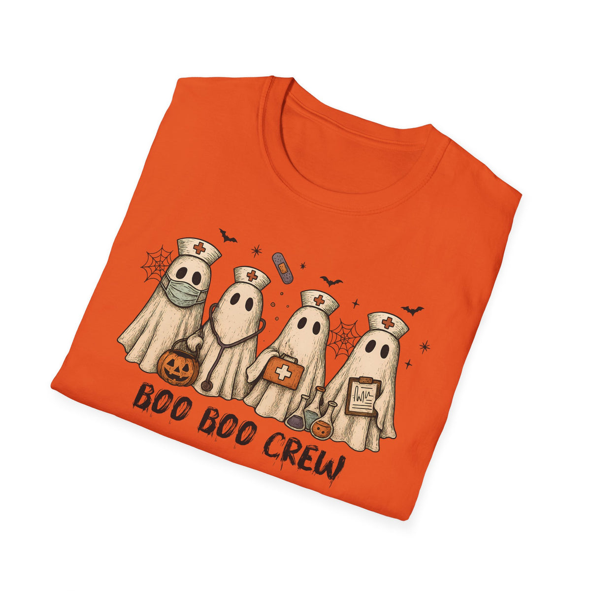 Nurse Boo Boo Crew Halloween T‑Shirt