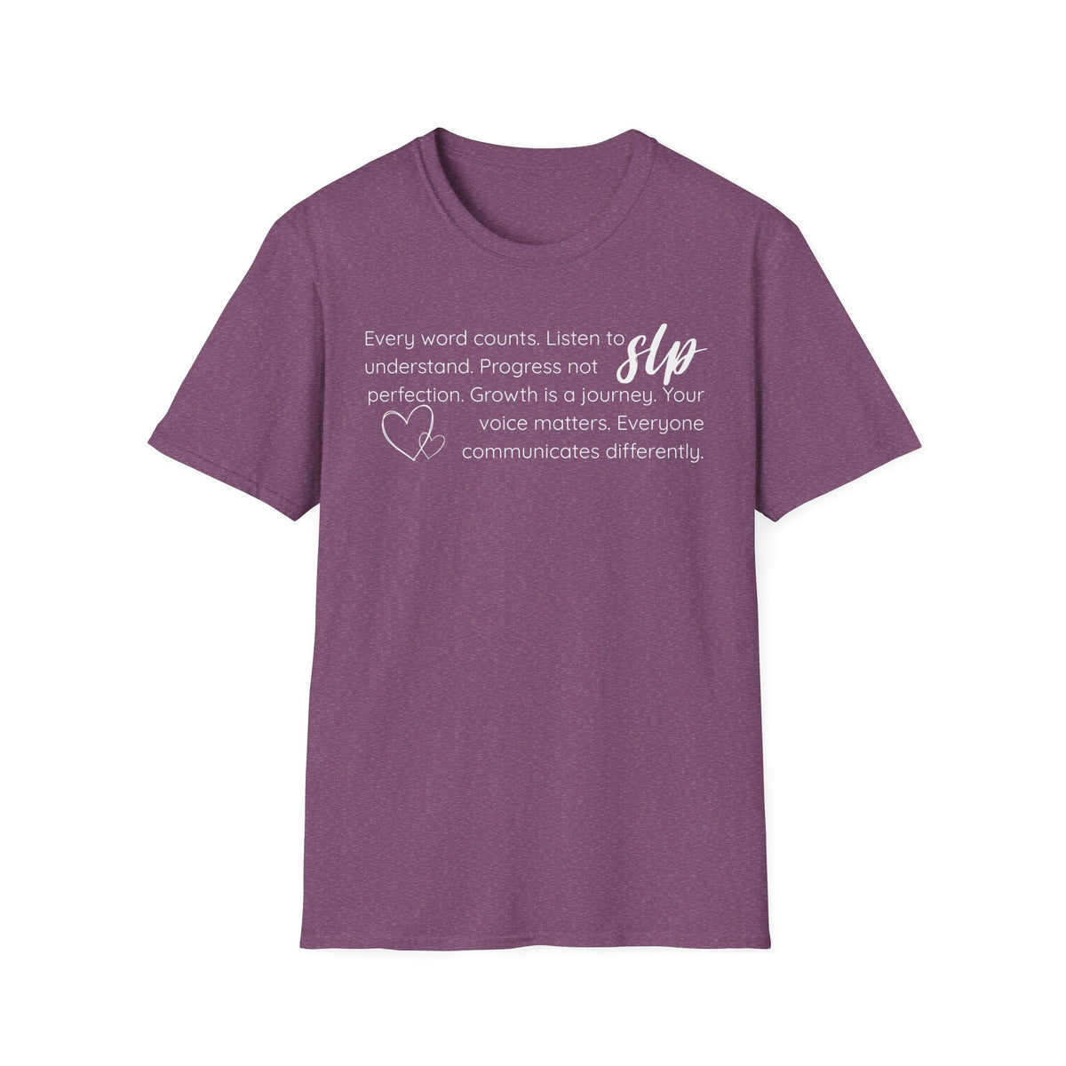 SLP t-shirt Growth.Progress.Communication.2