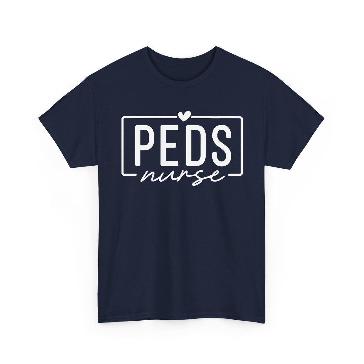 Peds Nurse T-Shirt with Heart Logo