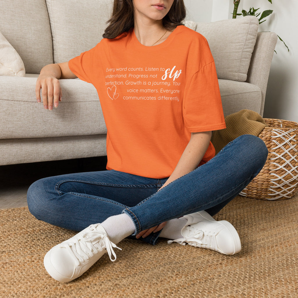 SLP t-shirt Growth.Progress.Communication.2
