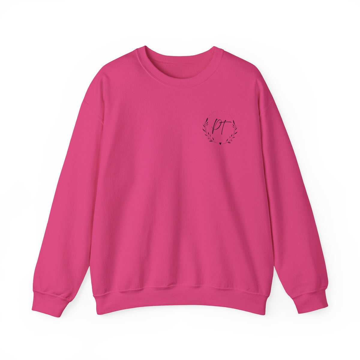 PT Left chest crewneck