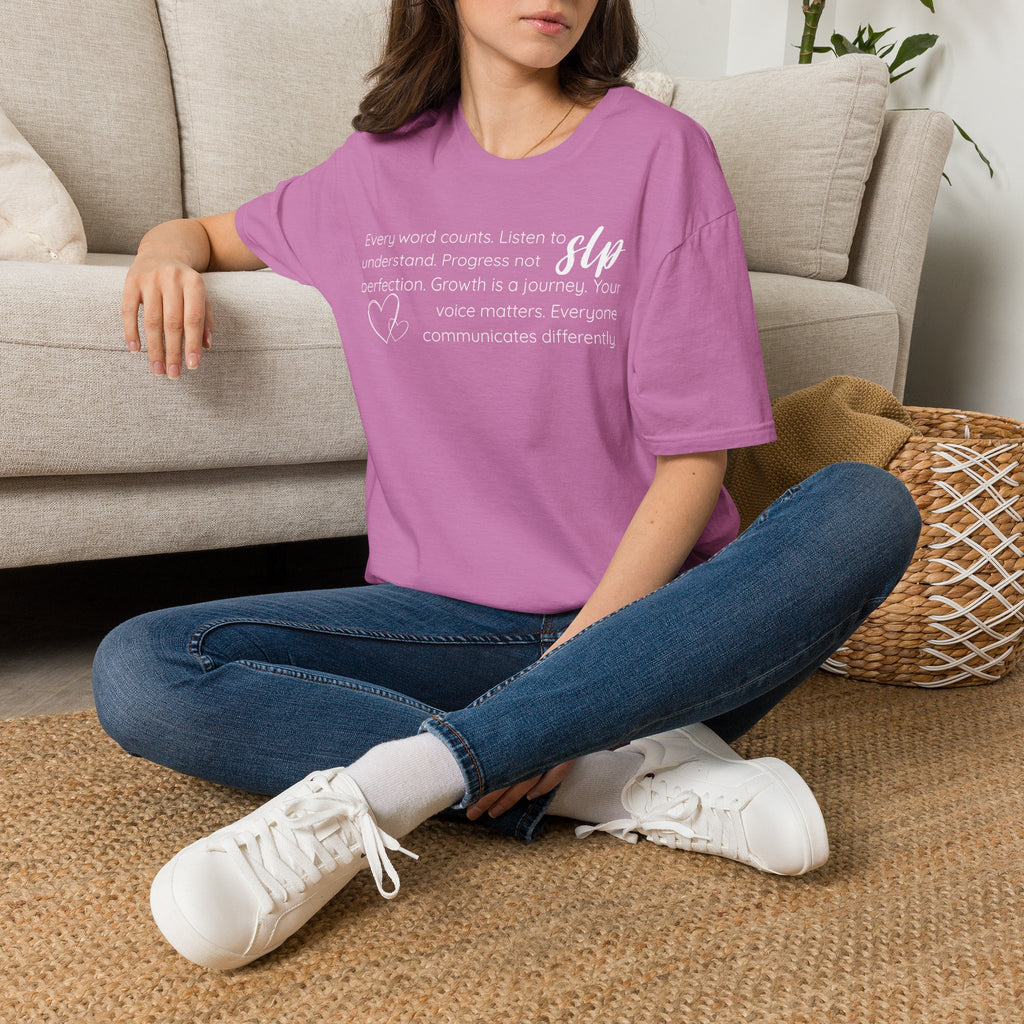 SLP t-shirt Growth.Progress.Communication.2
