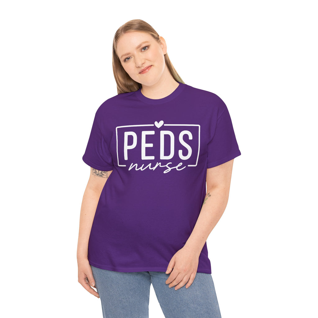 Peds Nurse T-Shirt with Heart Logo
