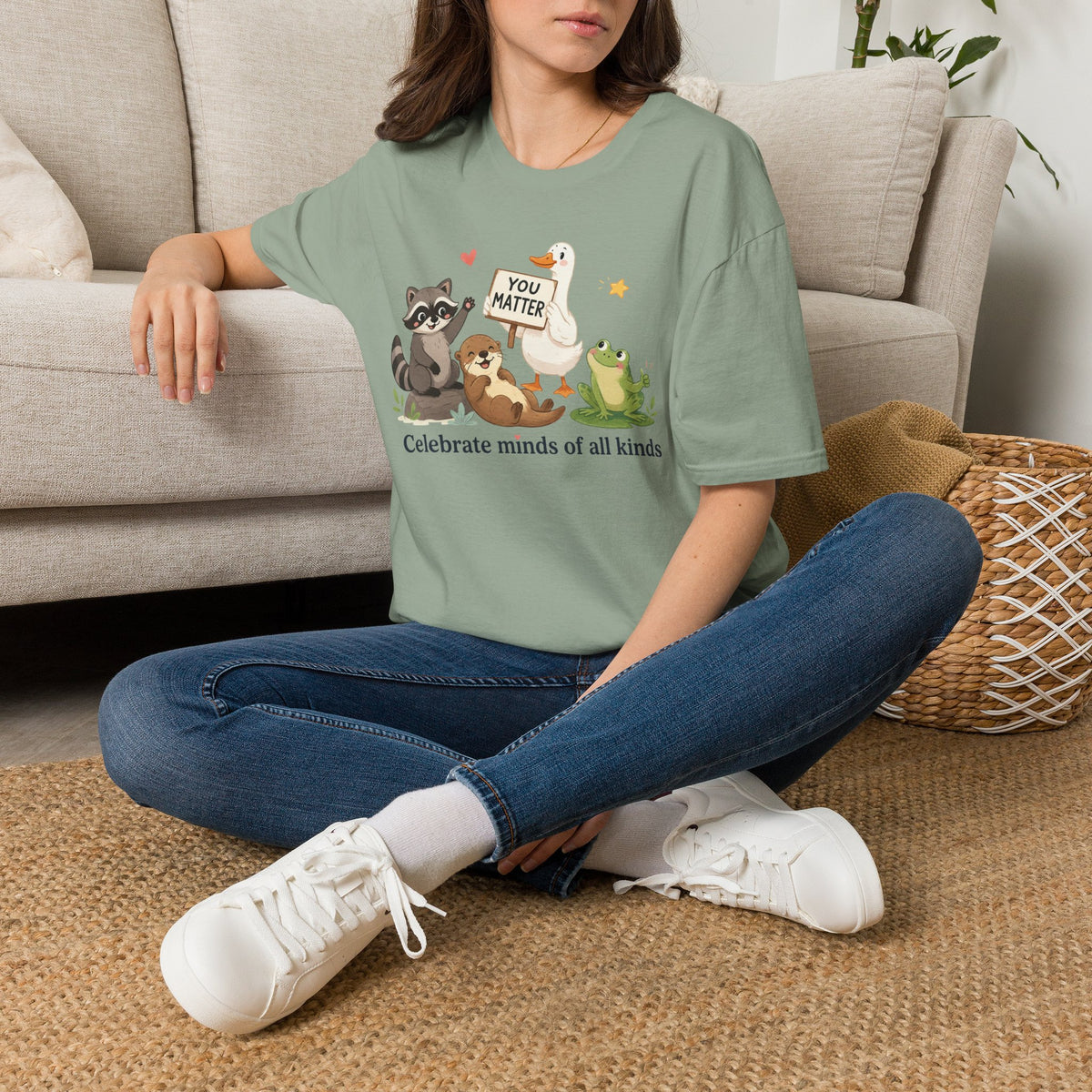 You Matter Animal Crew T-Shirt