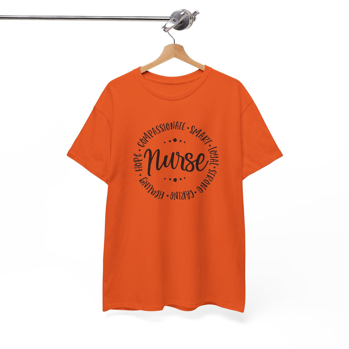 Nurse Circle Words T‑Shirt — Compassionate, Smart, Caring Nurse Tee