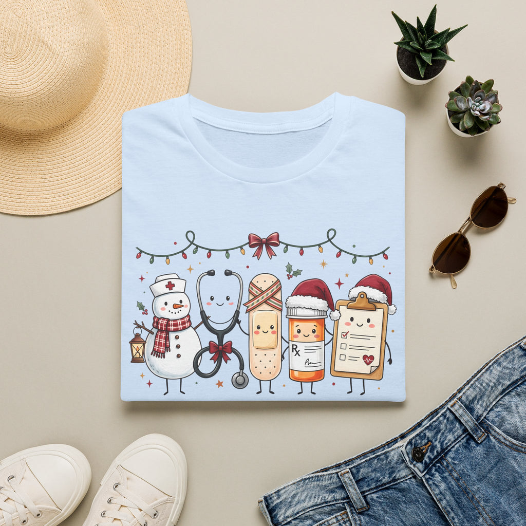 Nurse Christmas Hot Cocoa & Snacks T-Shirt